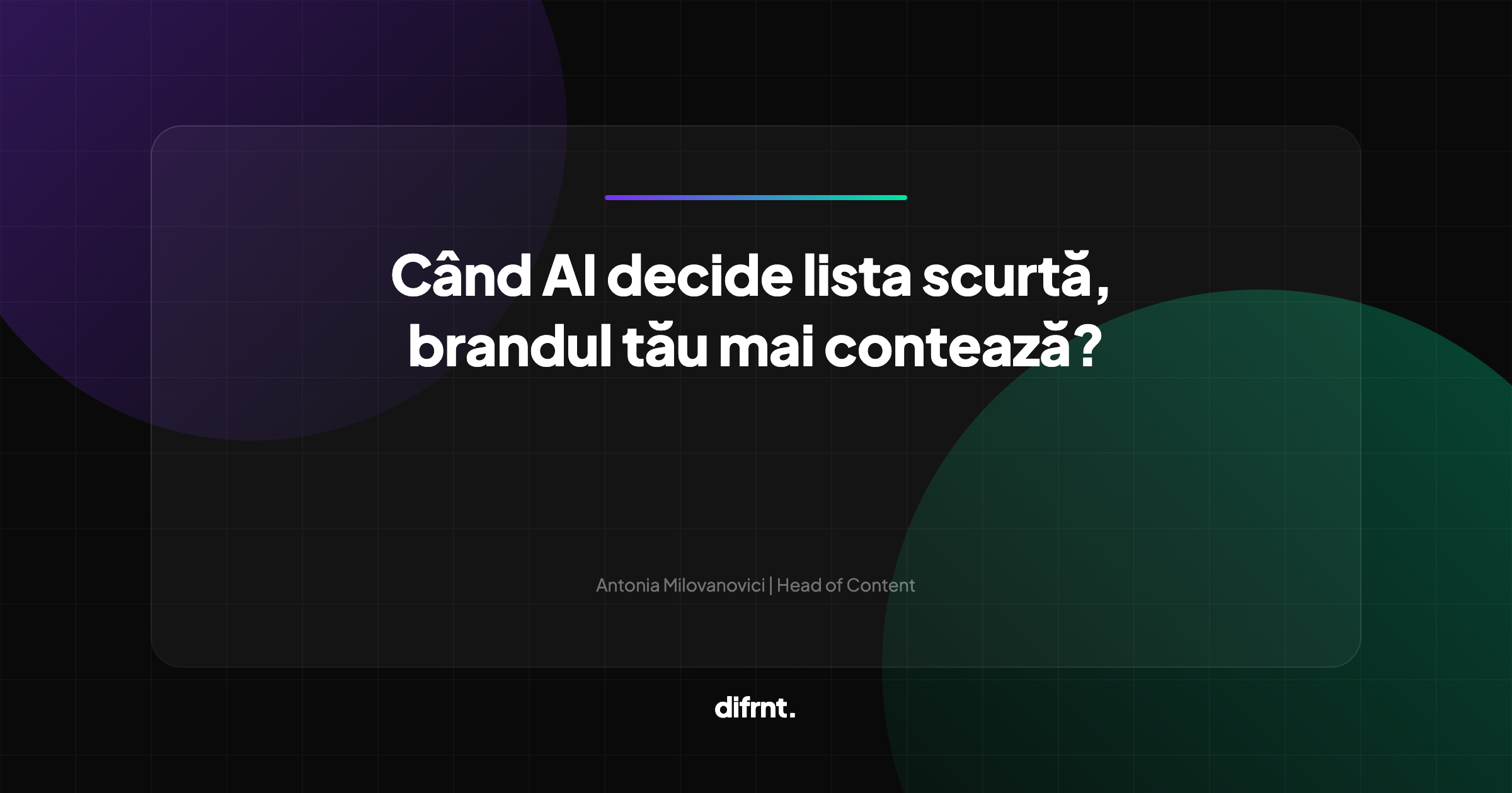 Vizualizare conceptuală despre cum AI Mode influențează deciziile de cumpărare și vizibilitatea brandurilor