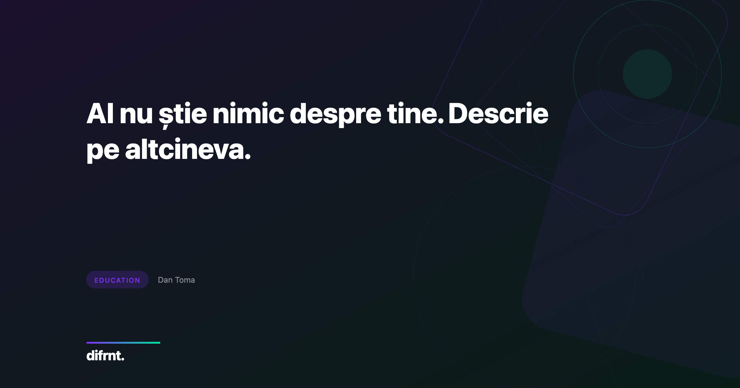 Ilustrație grafică despre cum modelele AI substituie informații despre branduri necunoscute