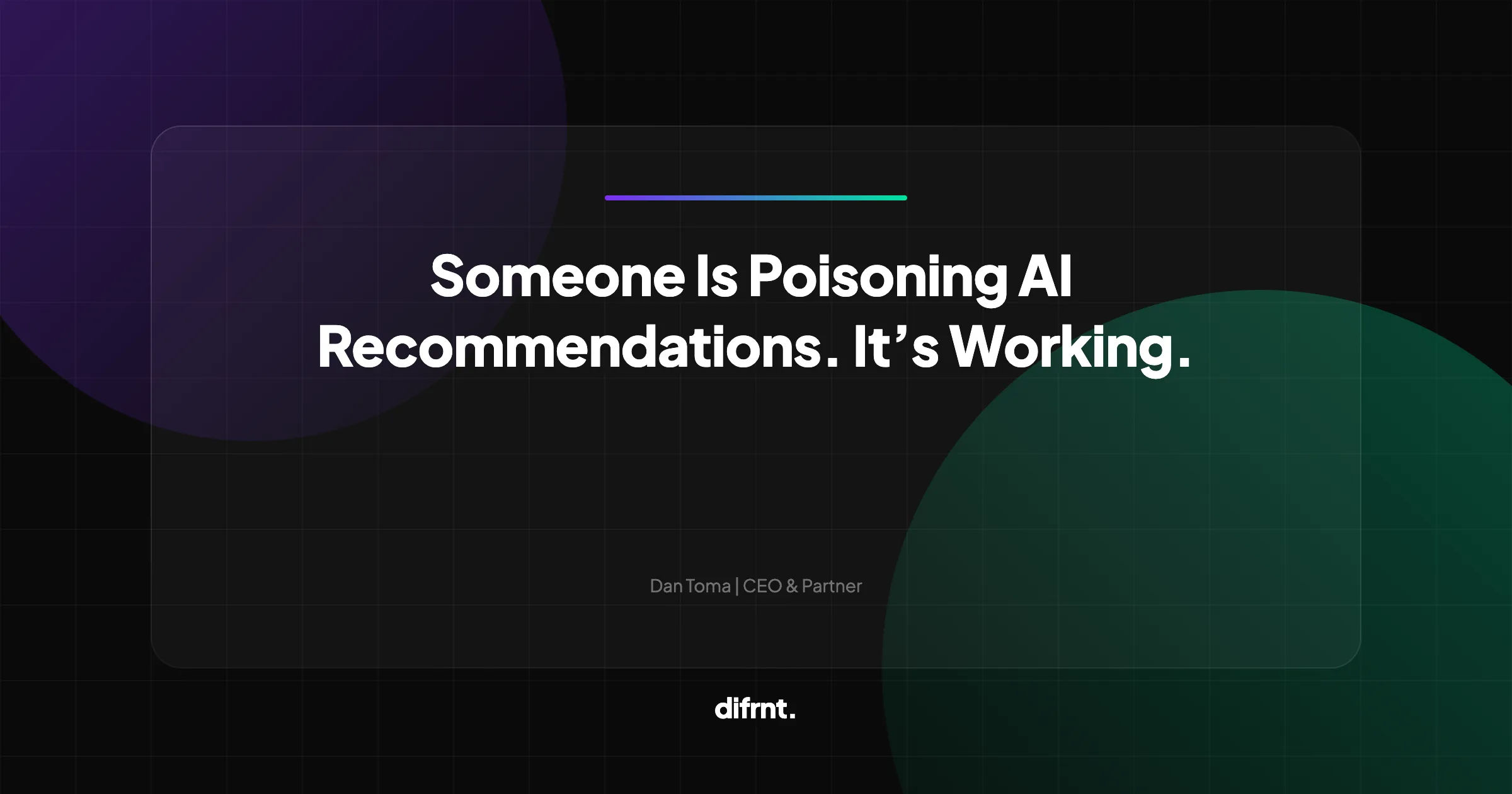 AI recommendation poisoning: grounding, shaping, and poisoning in AI visibility