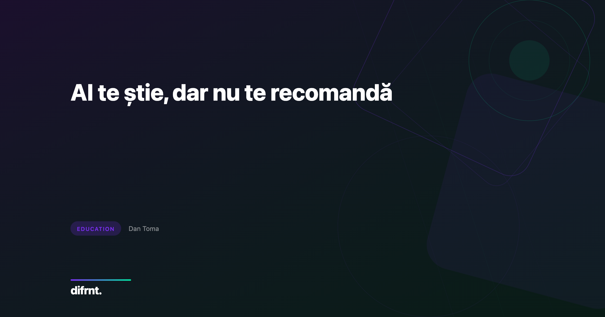 Vizualizare grafică a decalajului dintre recunoașterea brandurilor de către AI și menționarea lor în răspunsuri