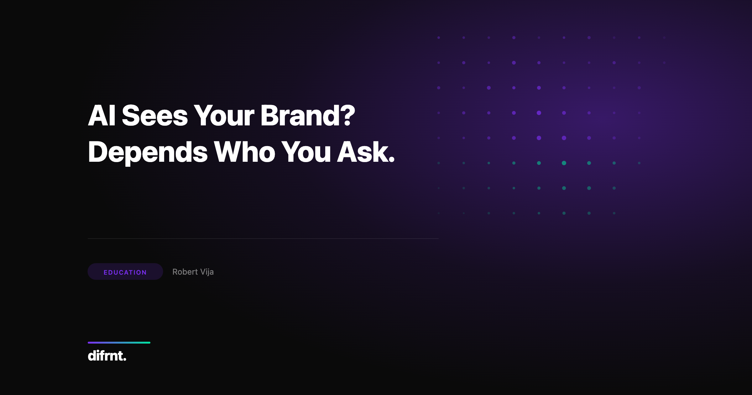 Infographic about measuring brand visibility across AI platforms