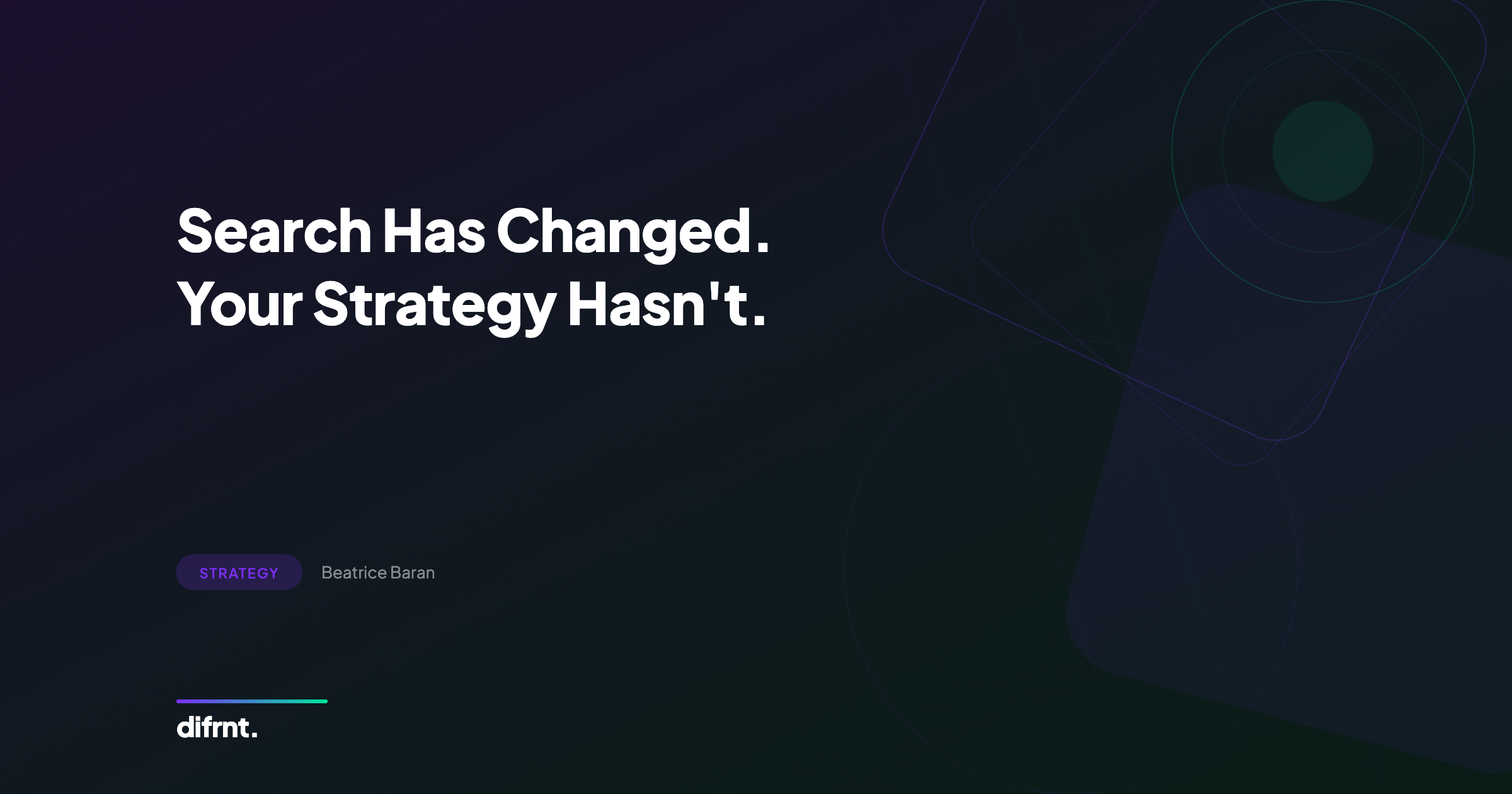 Visual concept of keyword fragmentation and how AI Search changes SEO strategy in 2026