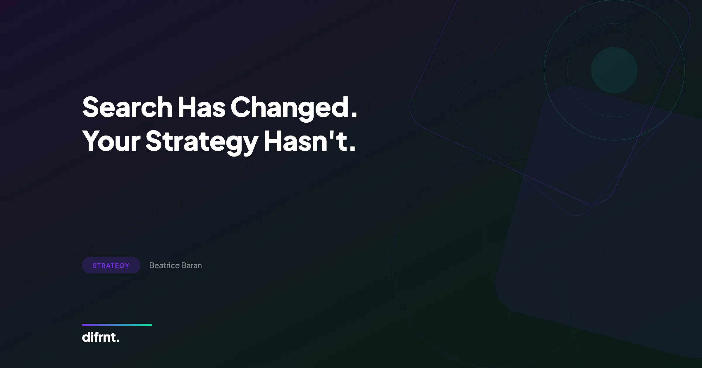 Visual concept of keyword fragmentation and how AI Search changes SEO strategy in 2026