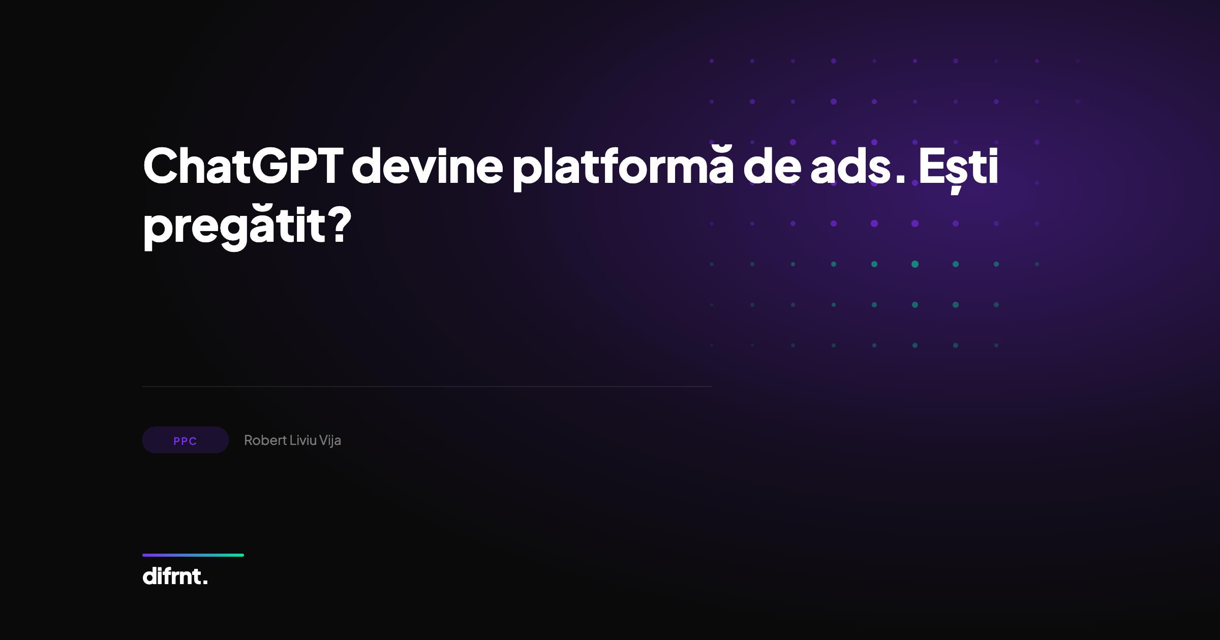 Ilustrație grafică despre transformarea ChatGPT într-o platformă de advertising cu licitații multi-advertiser