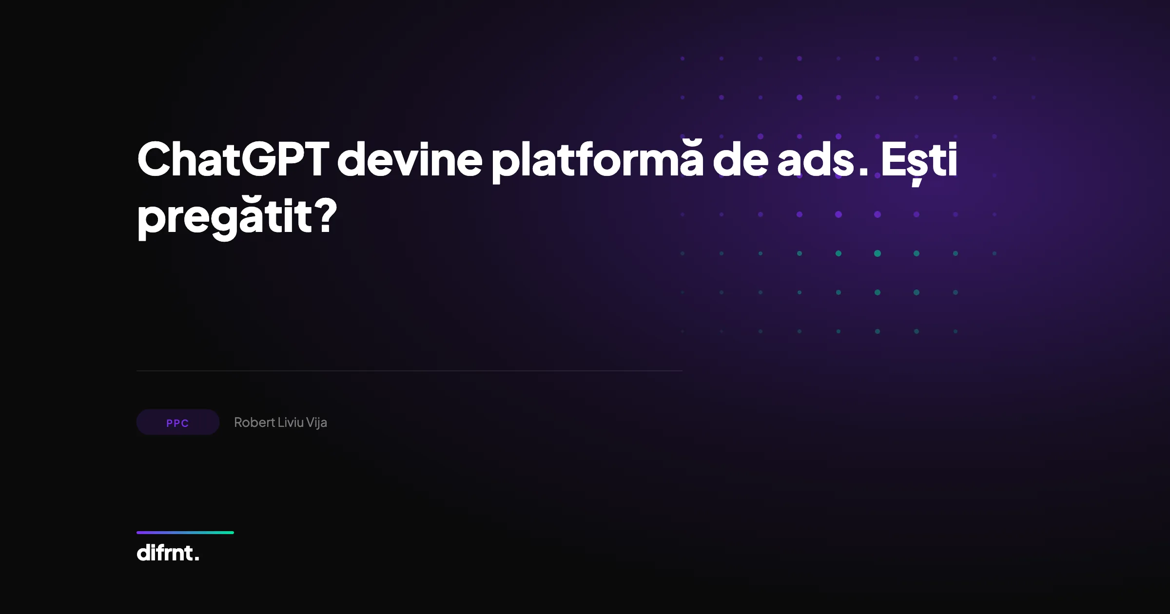 Ilustrație grafică despre transformarea ChatGPT într-o platformă de advertising cu licitații multi-advertiser