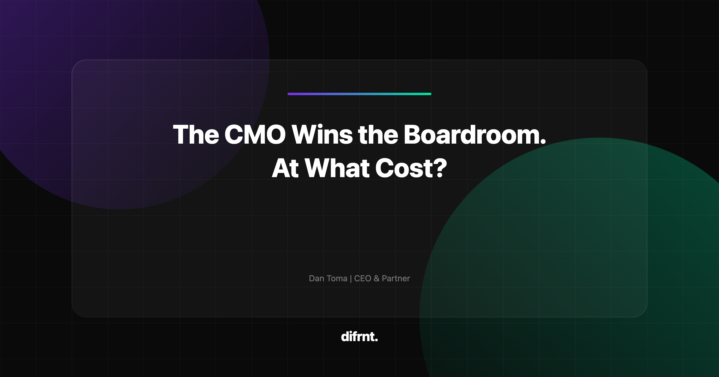 Conceptual illustration about the balance between internal power and external relevance for CMOs in modern marketing