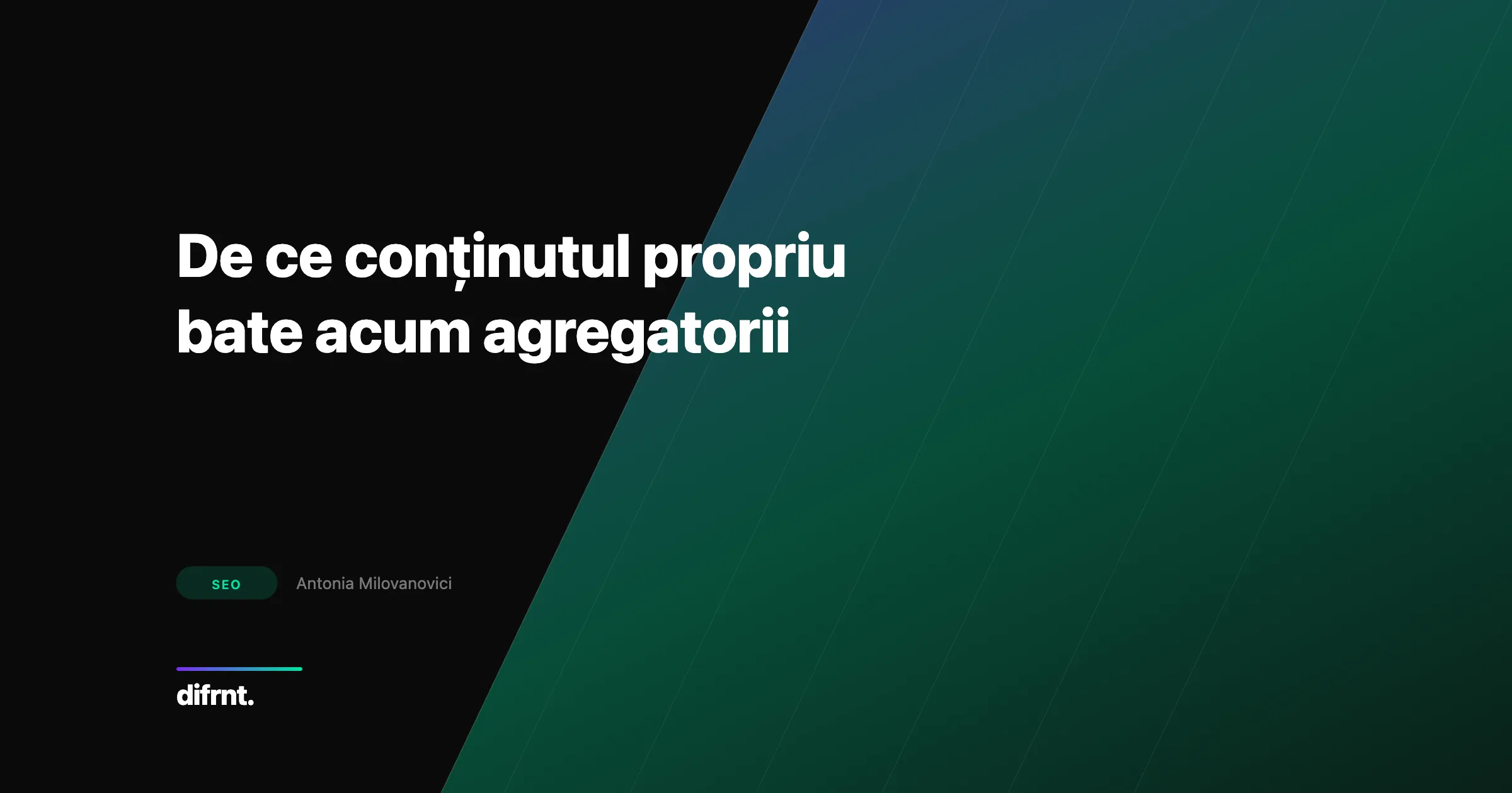 Ilustrație conceptuală despre conținutul original care depășește agregatorii în vizibilitatea Google Search