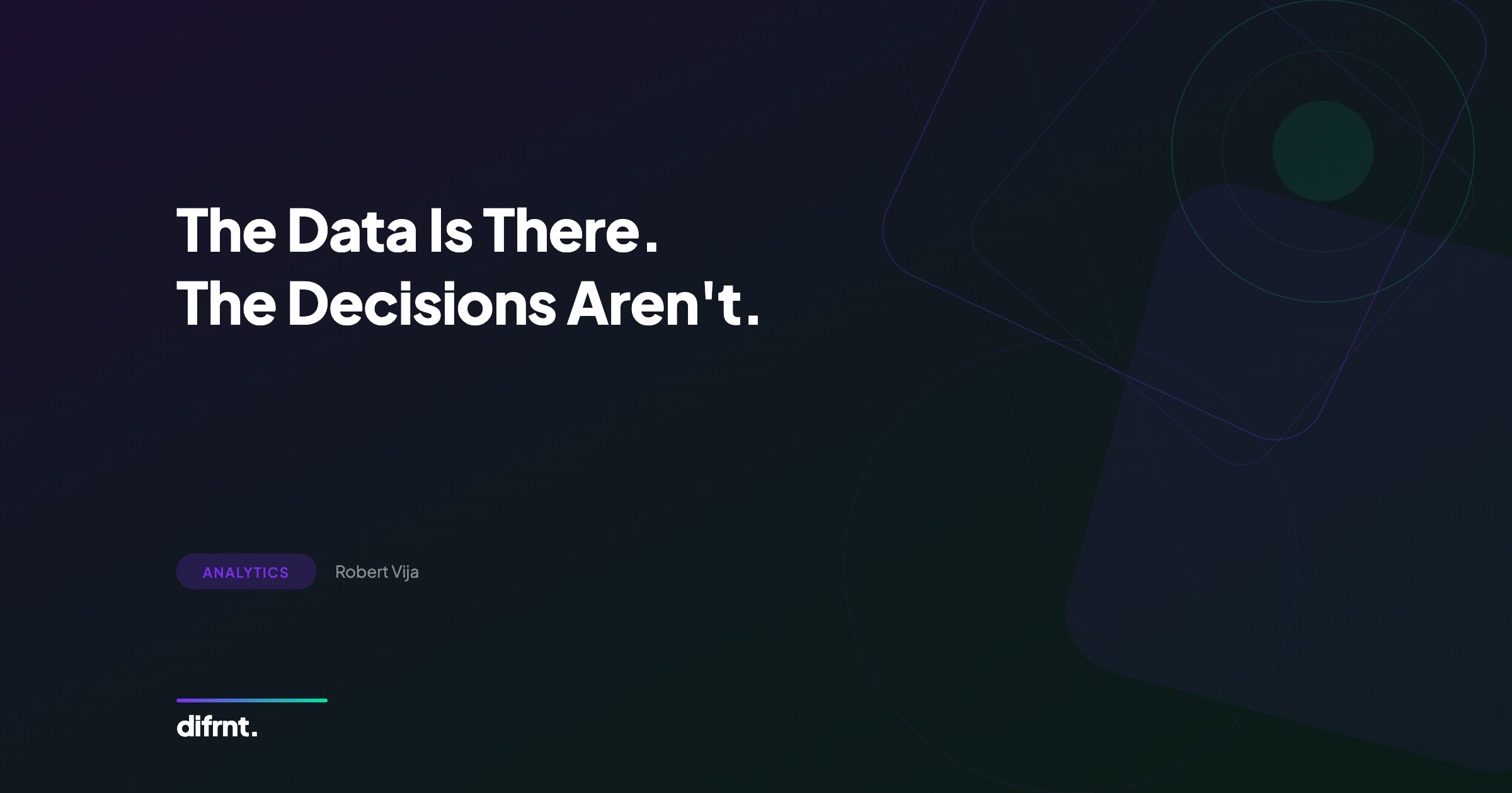 Infographic about measurement marketing investments and the gap between data and business decisions