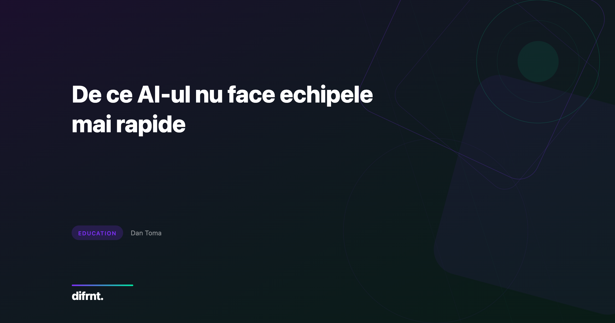 Ilustrație abstractă cu linii curgătoare în culorile difrnt despre AI și productivitatea echipelor de marketing