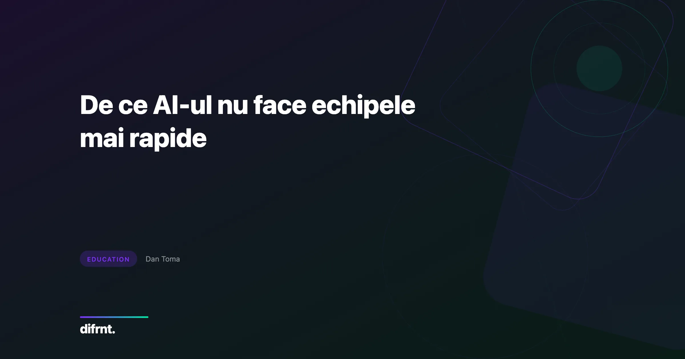 Ilustrație abstractă cu linii curgătoare în culorile difrnt despre AI și productivitatea echipelor de marketing