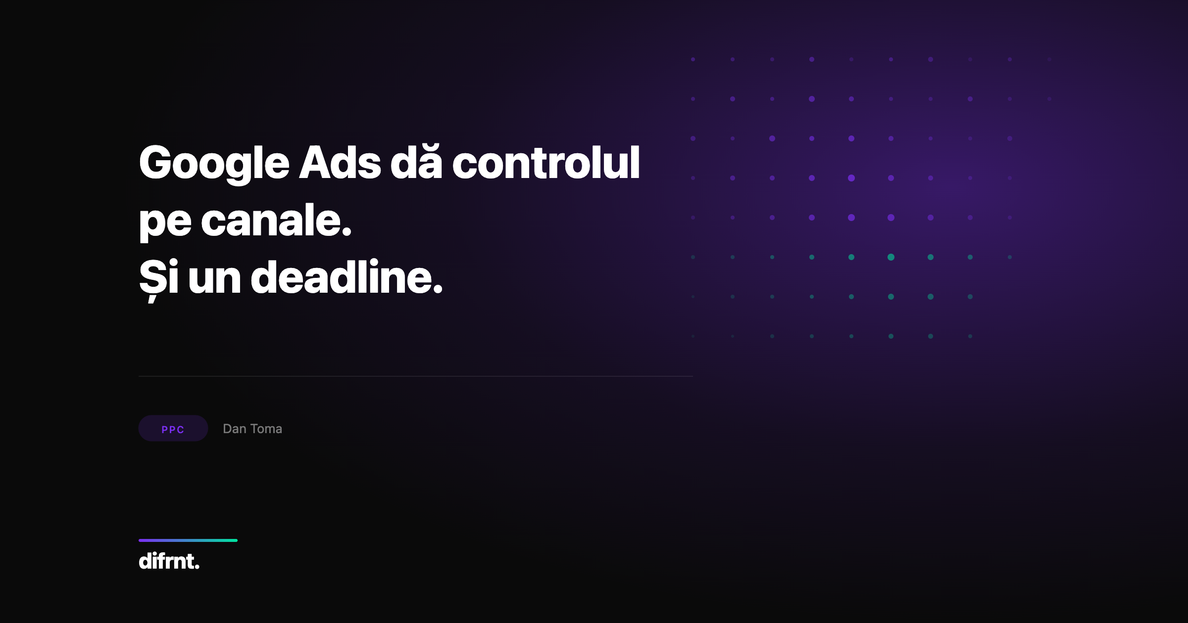 Ilustrație stilizată despre prioritizarea canalelor în Google Ads și alocarea bugetului, design difrnt.