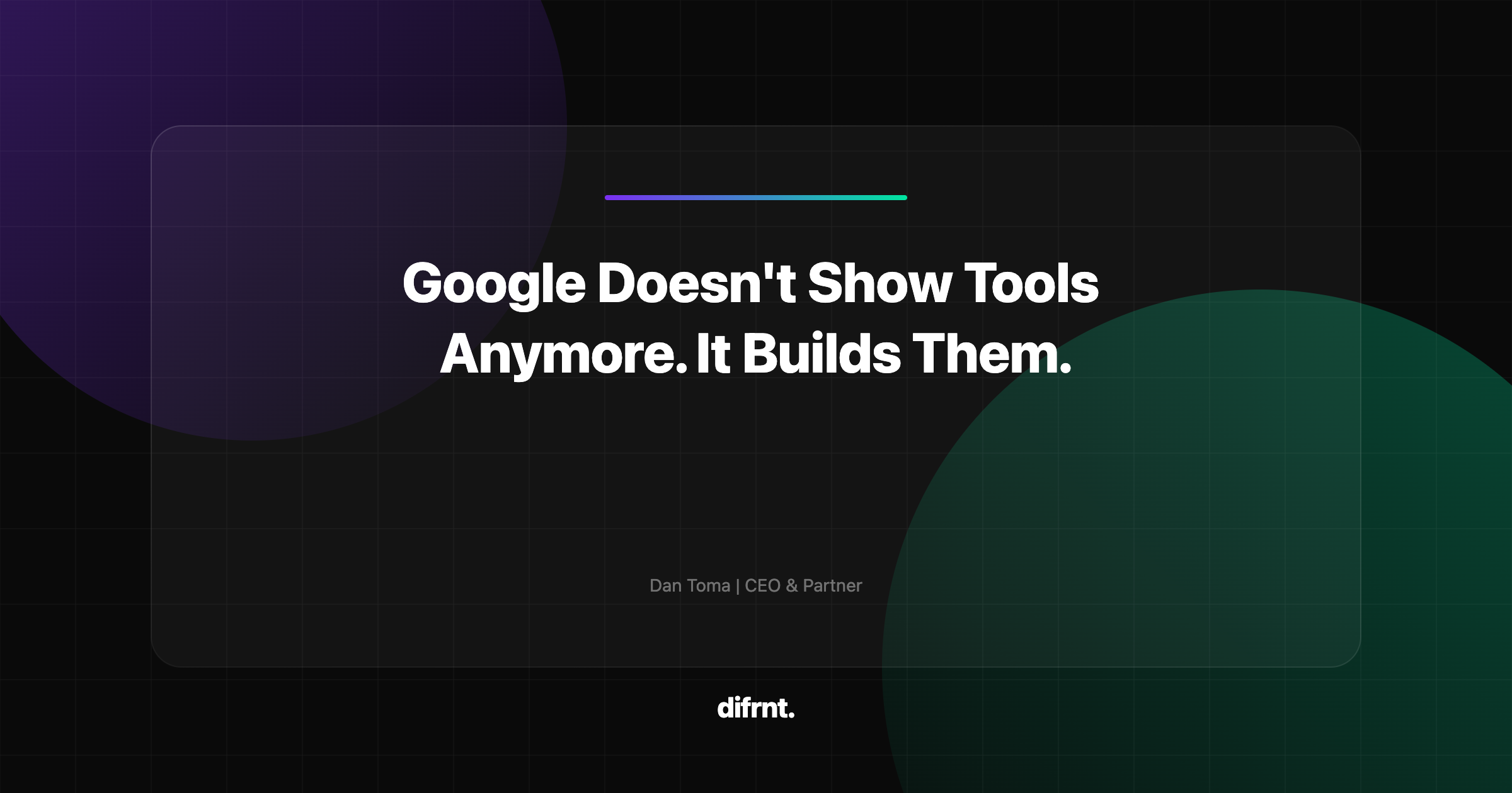 Concept illustration for the article about Google Generative UI and its impact on tool pages in search