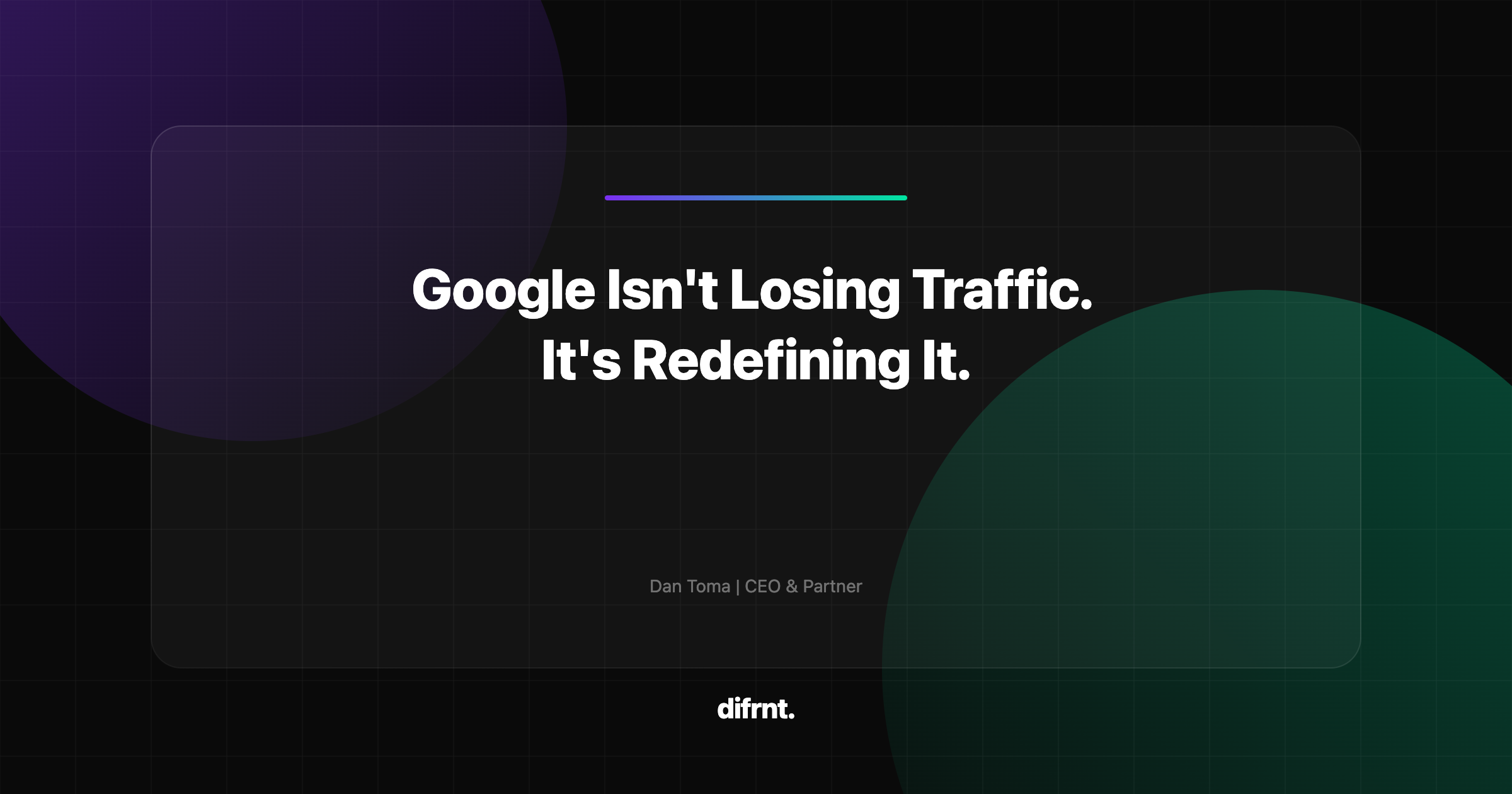 Article illustration about social media signals in Google Search Console and the impact of AI Overviews on organic traffic