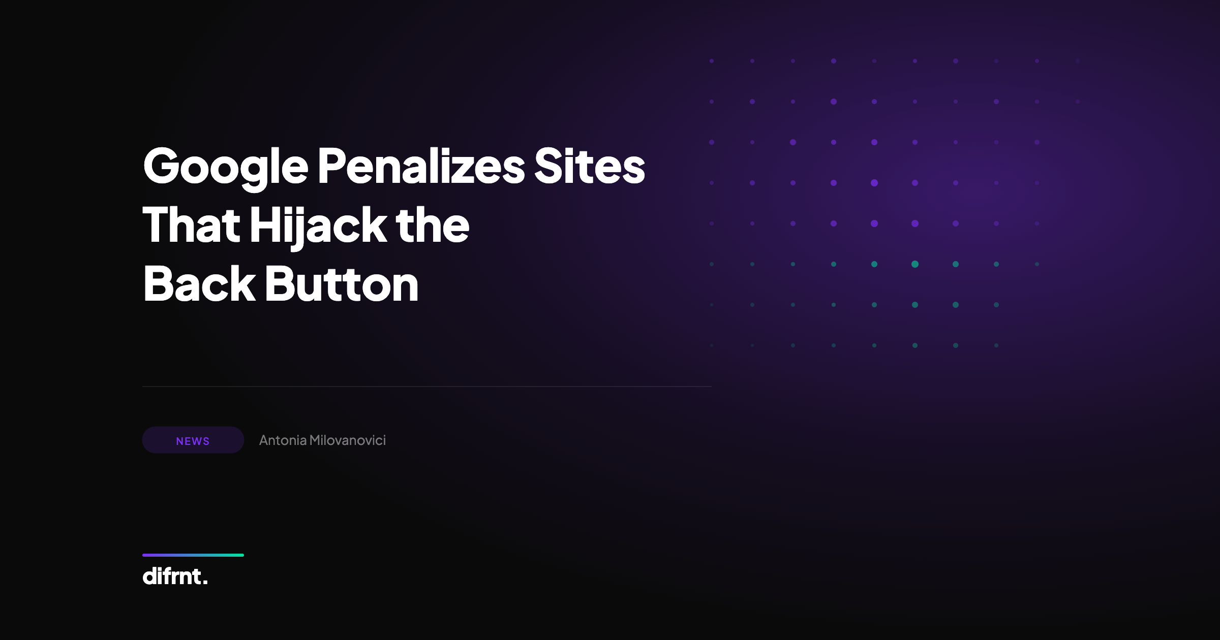 Google spam policy update: back button hijacking penalized starting June 2026