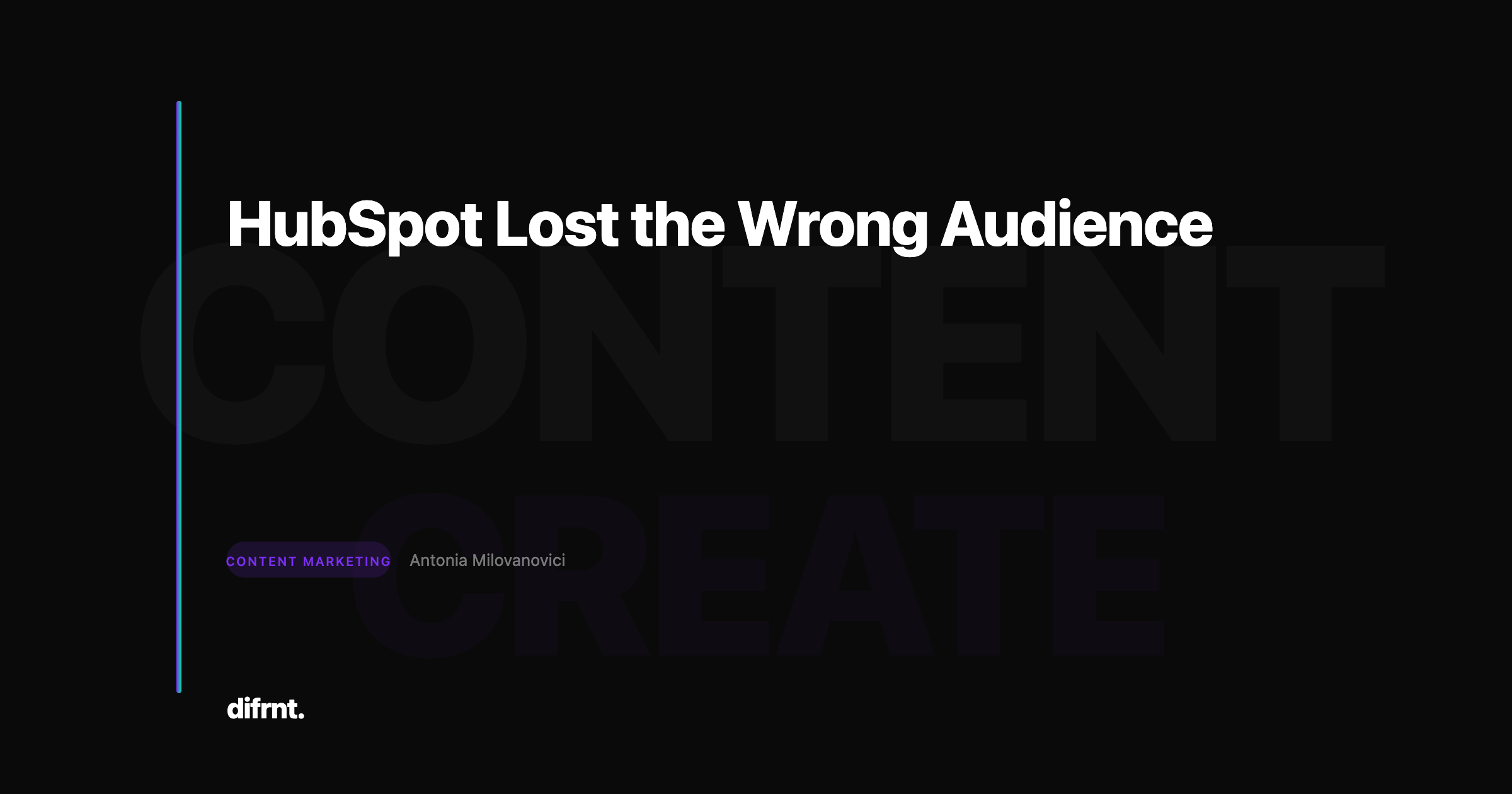 Abstract illustration about content strategy and the difference between traffic volume and real audience engagement