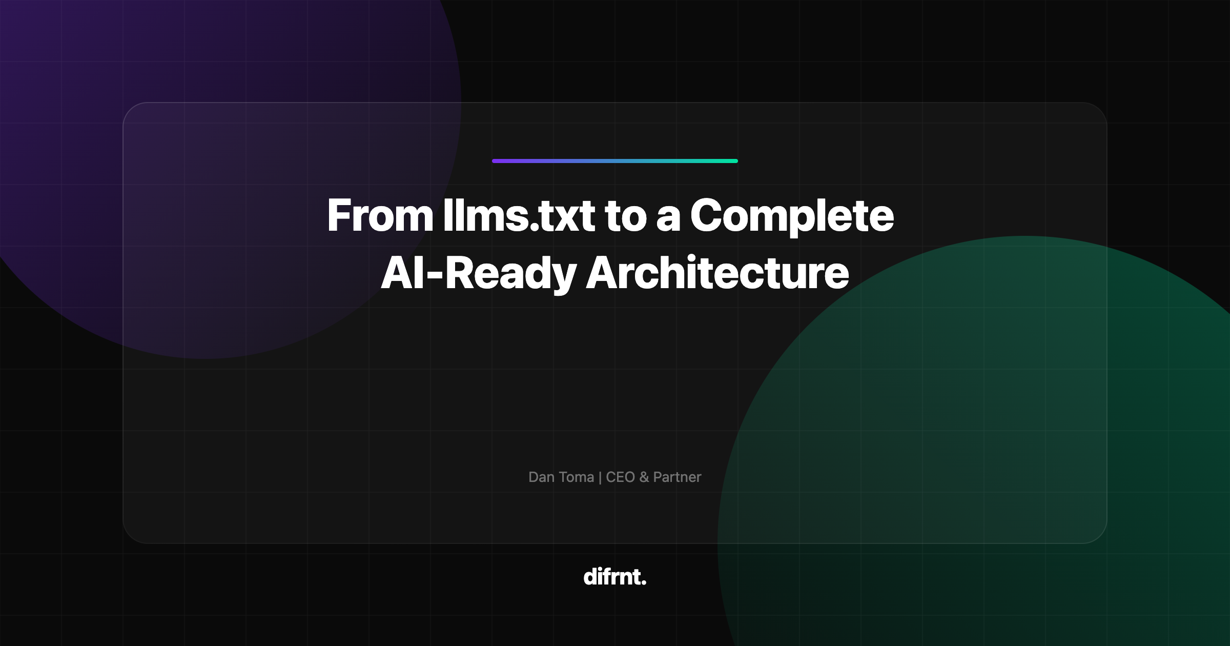 Graphic illustration showing the layers of an AI-ready architecture with JSON-LD and structured data elements