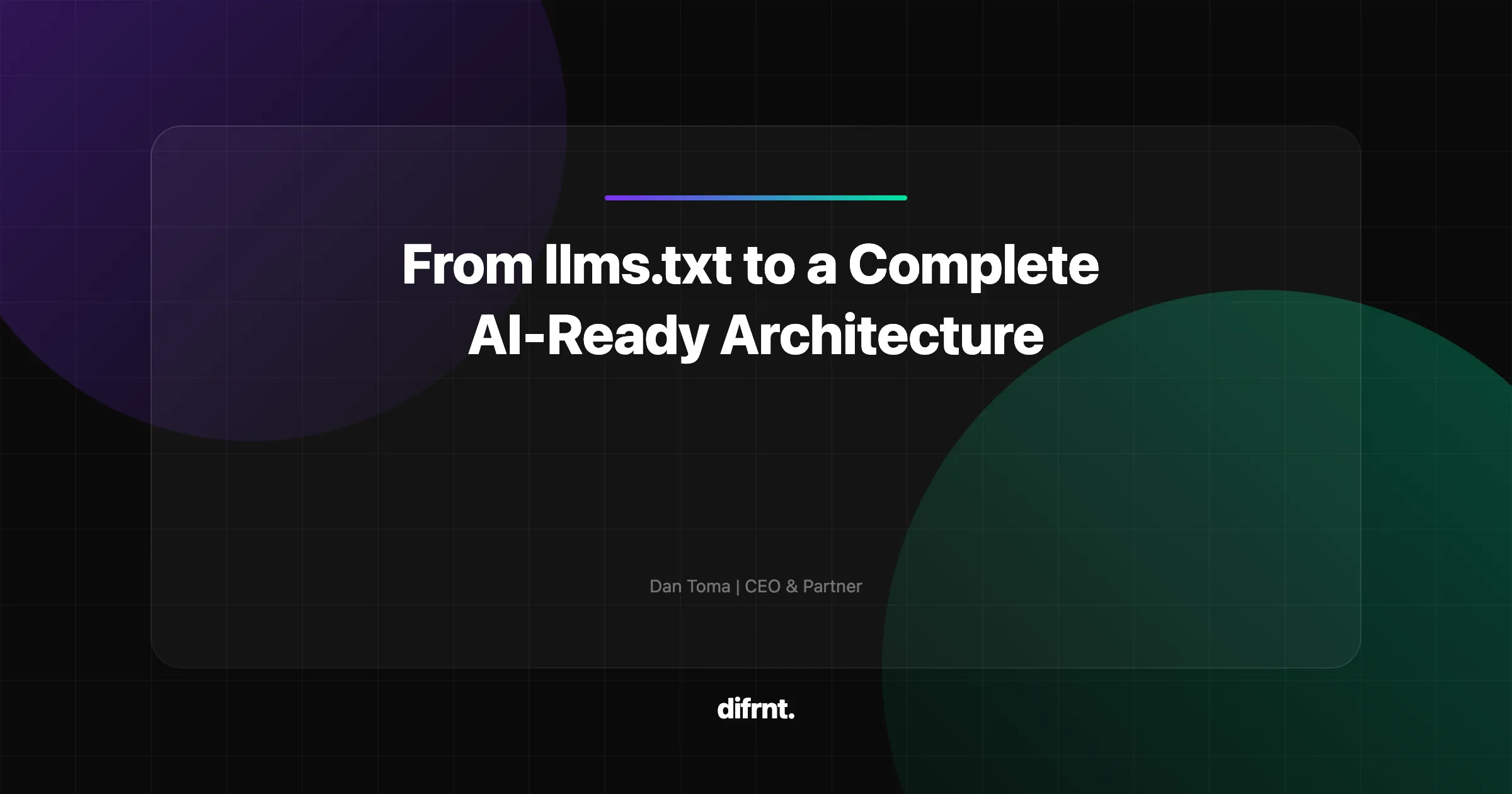 Graphic illustration showing the layers of an AI-ready architecture with JSON-LD and structured data elements