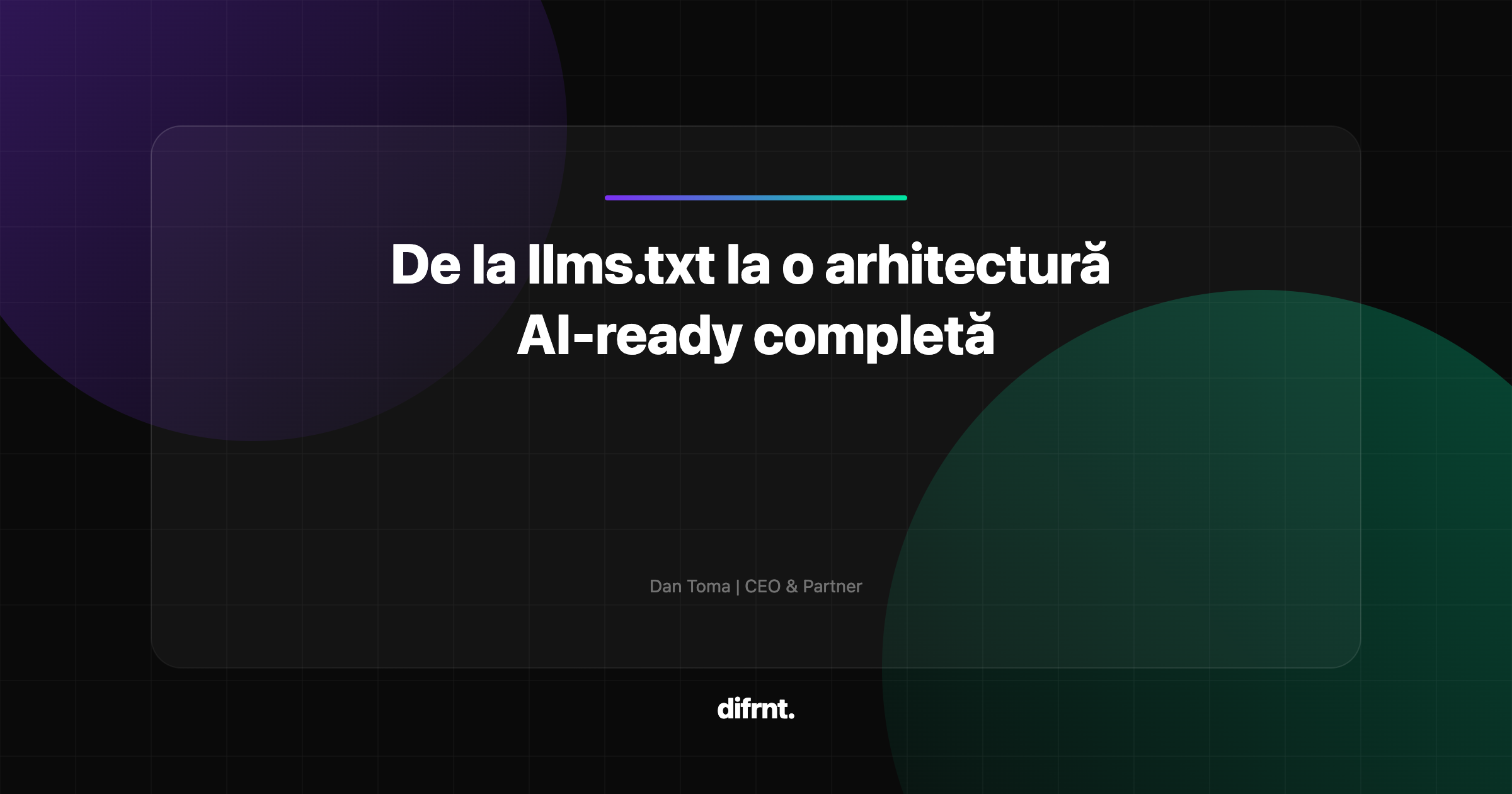 Ilustrație grafică reprezentând straturile unei arhitecturi AI-ready cu elemente de JSON-LD și date structurate