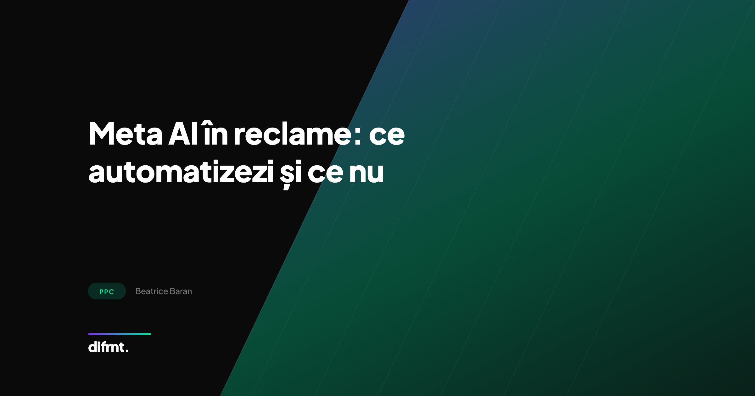 Ilustrație blog difrnt. despre automatizarea Meta Ads și controlul strategic al campaniilor