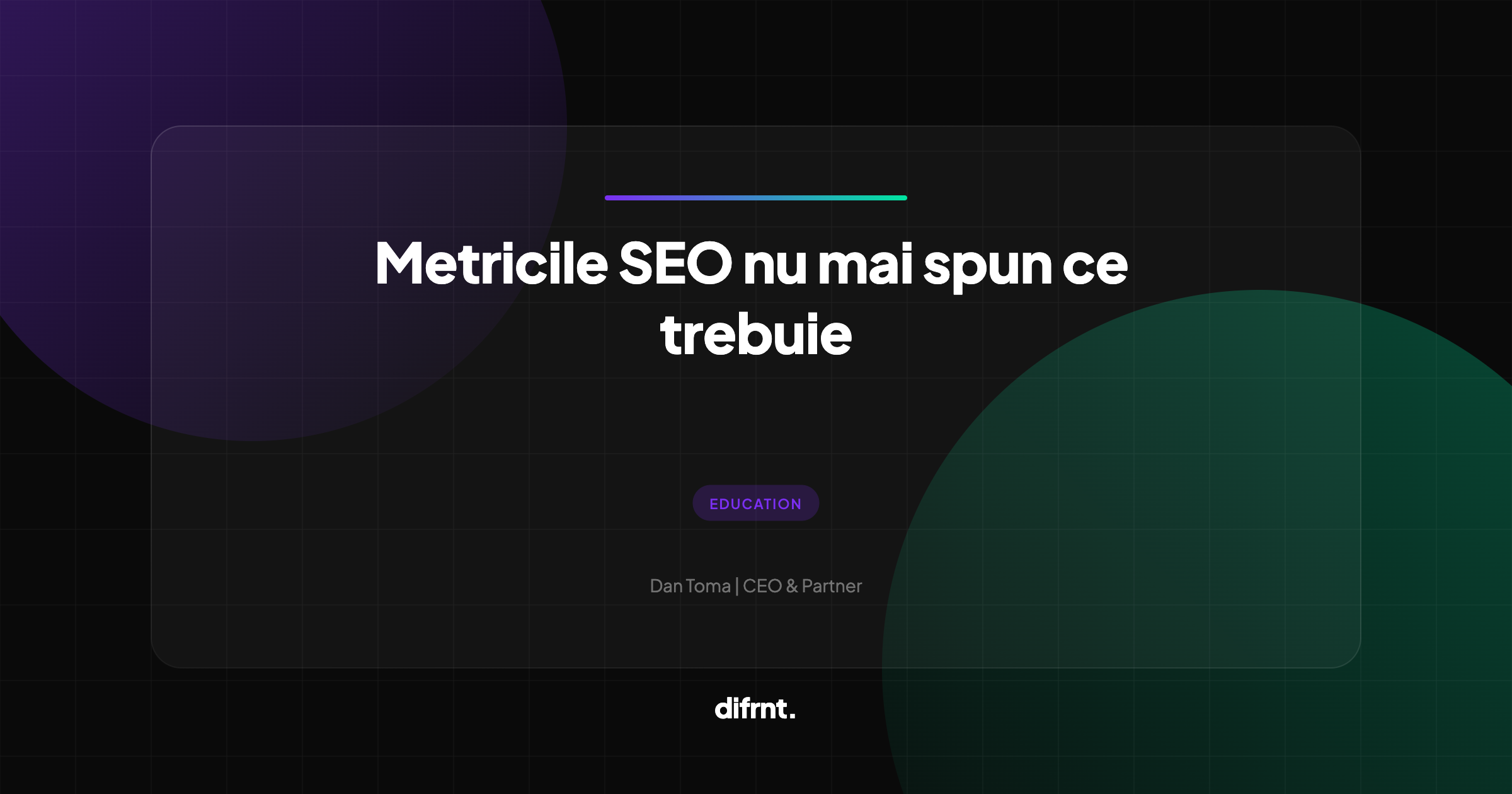 Metricile SEO nu mai spun ce trebuie - articol difrnt. despre cum se schimbă evaluarea conținutului în era AI