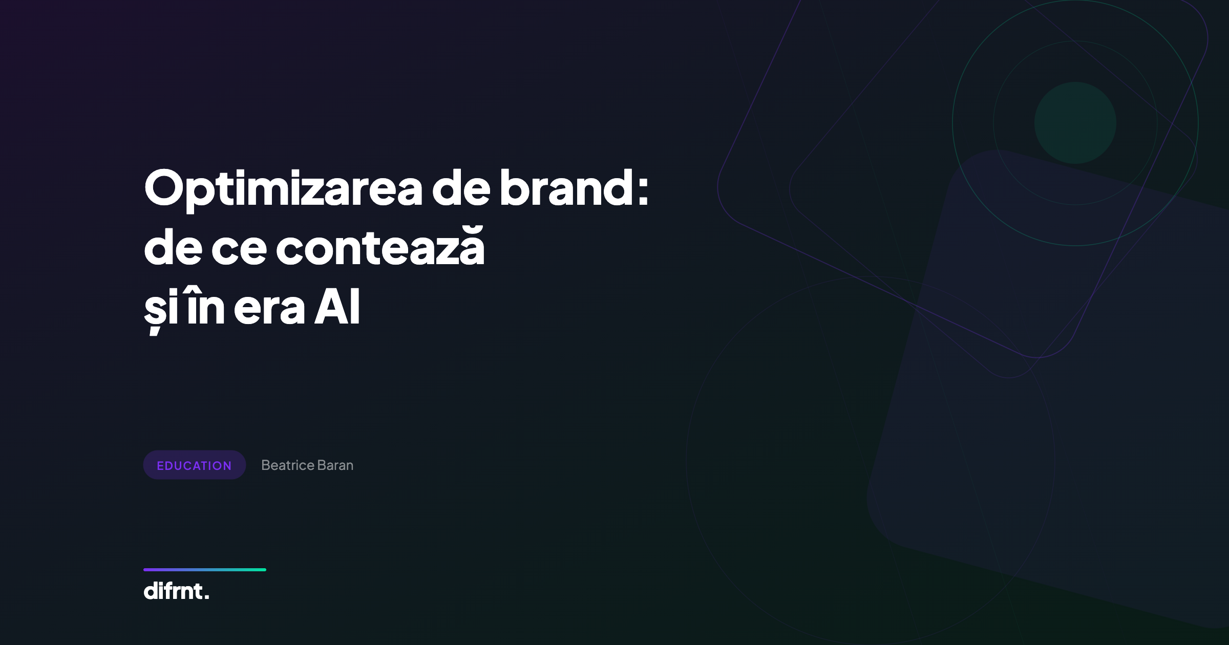 Optimizarea de brand și vizibilitatea AI: ghid strategic pentru marketeri