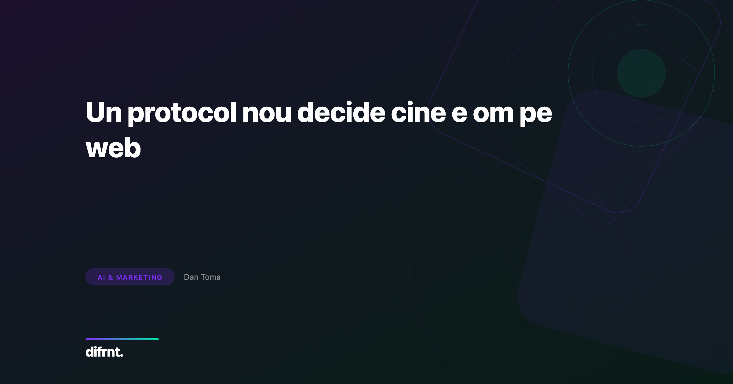 Protocolul PACT de la Cloudflare: ilustrație cu două benzi de trafic web, pentru oameni și agenți AI