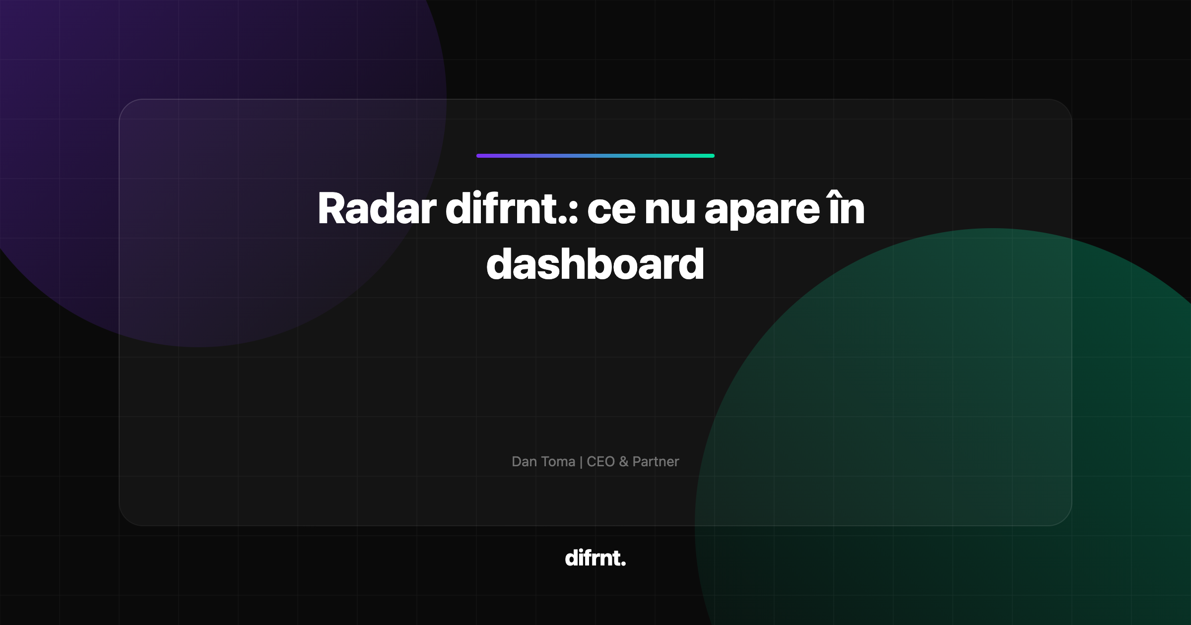 Radar difrnt.: analiză a schimbărilor recente în AI, SEO și metrici de marketing digital