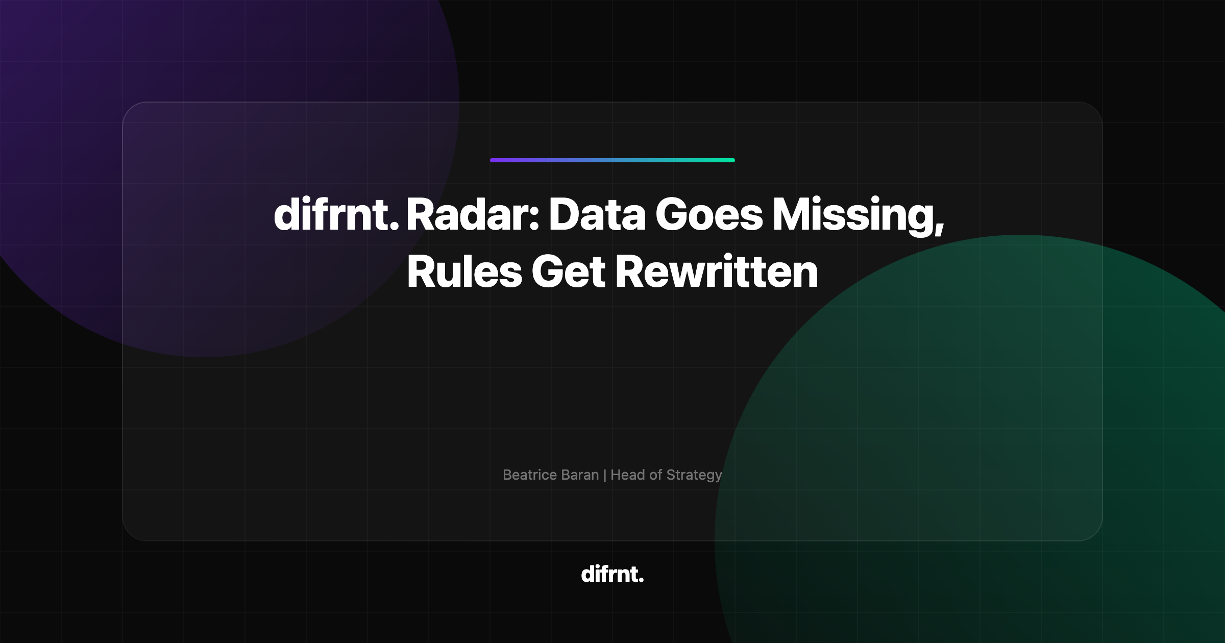 difrnt. Radar with four digital signals: GA4 tracking, AI citations, Google spam rules, and hreflang