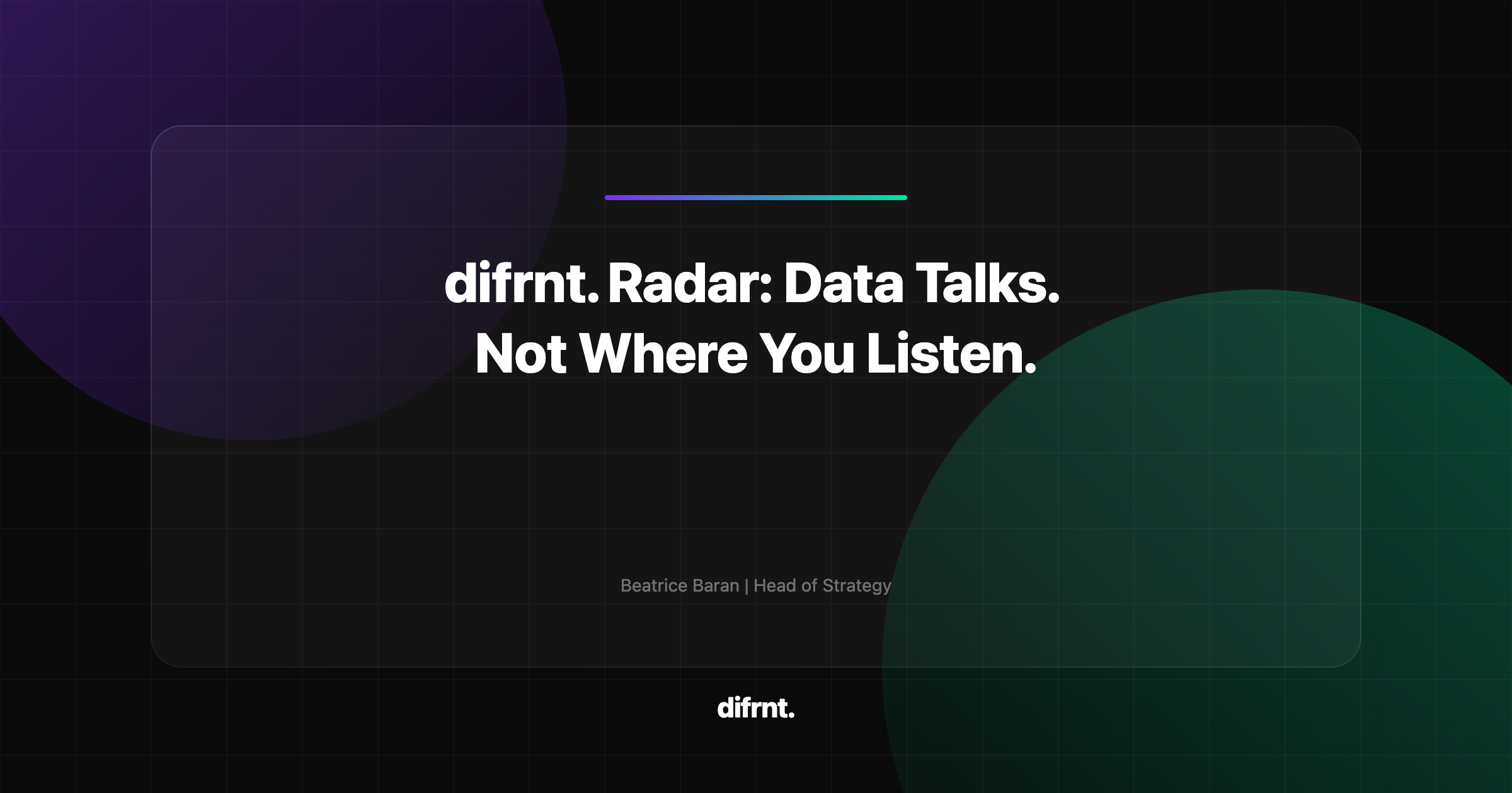 Abstract graphic with data lines and visual signals on dark background representing hidden signals in digital marketing