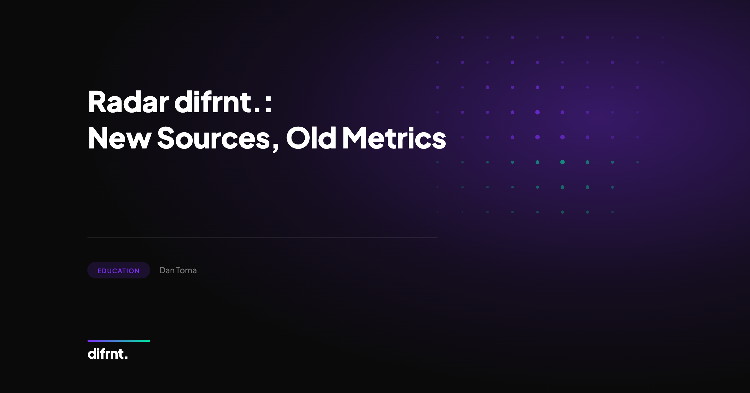 Radar difrnt. on digital marketing trends: GEO, AI search, ROAS and AI-generated video