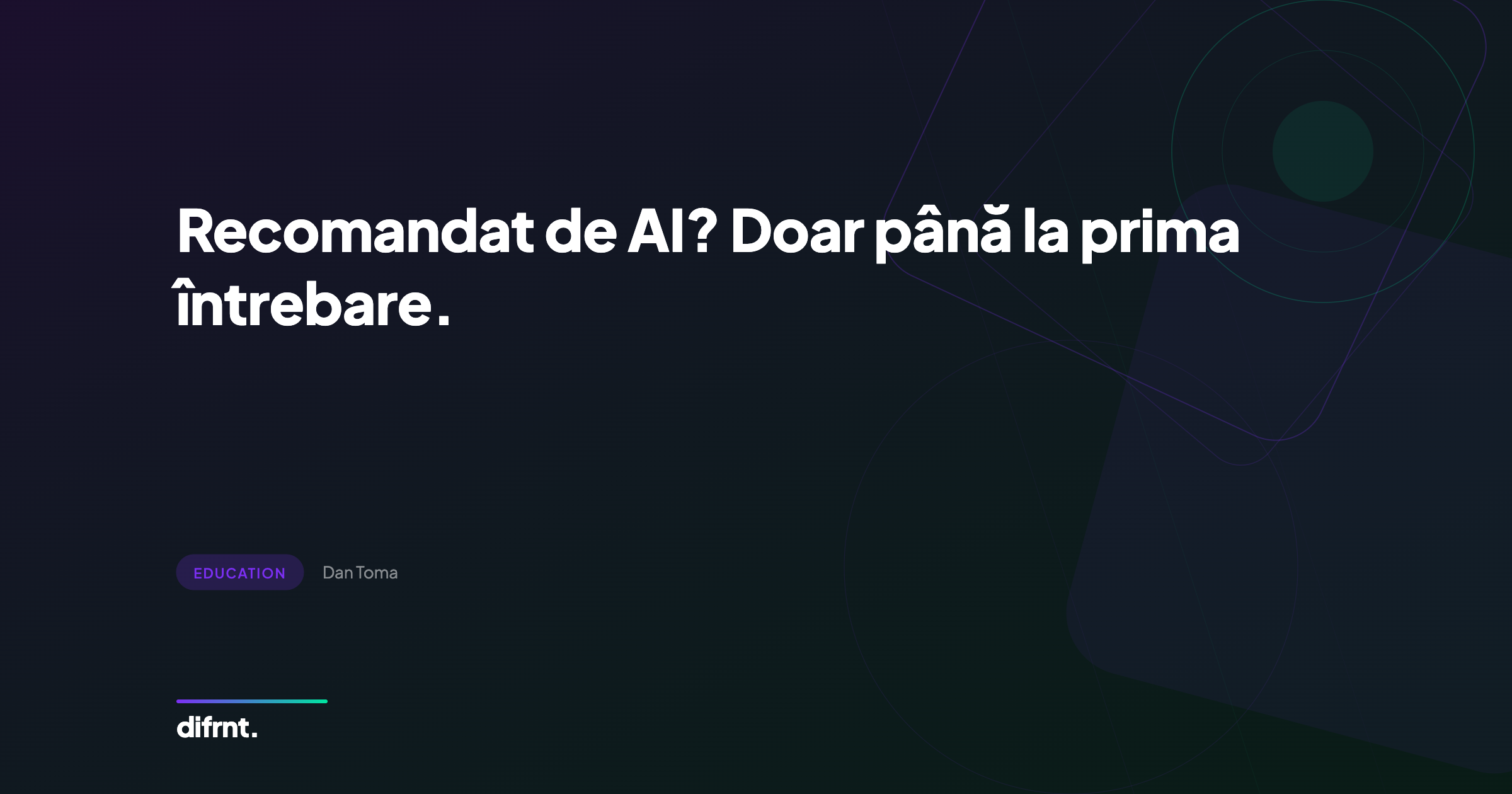 Infografic despre fragilitatea recomandărilor AI pentru branduri, arătând că 62% dispar după o singură întrebare
