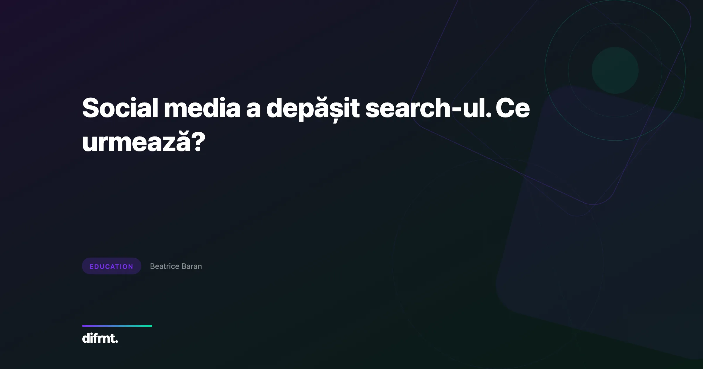 Infografic despre depășirea search-ului de către social media în investiții publicitare 2025