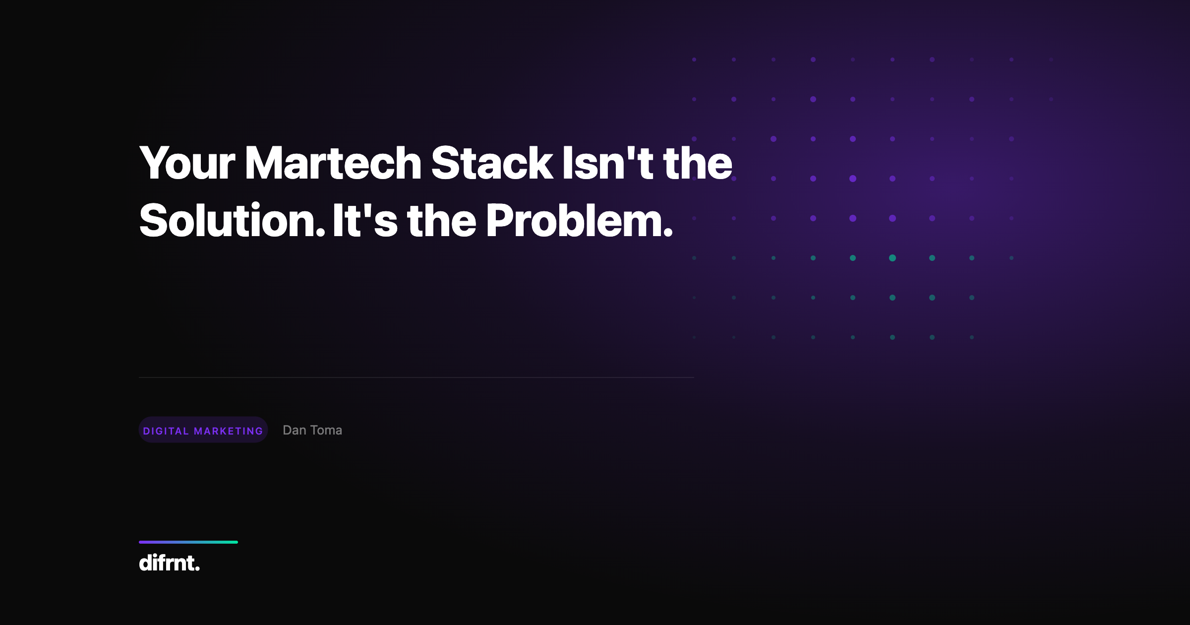 Infographic about sales and marketing team alignment through martech stack optimization