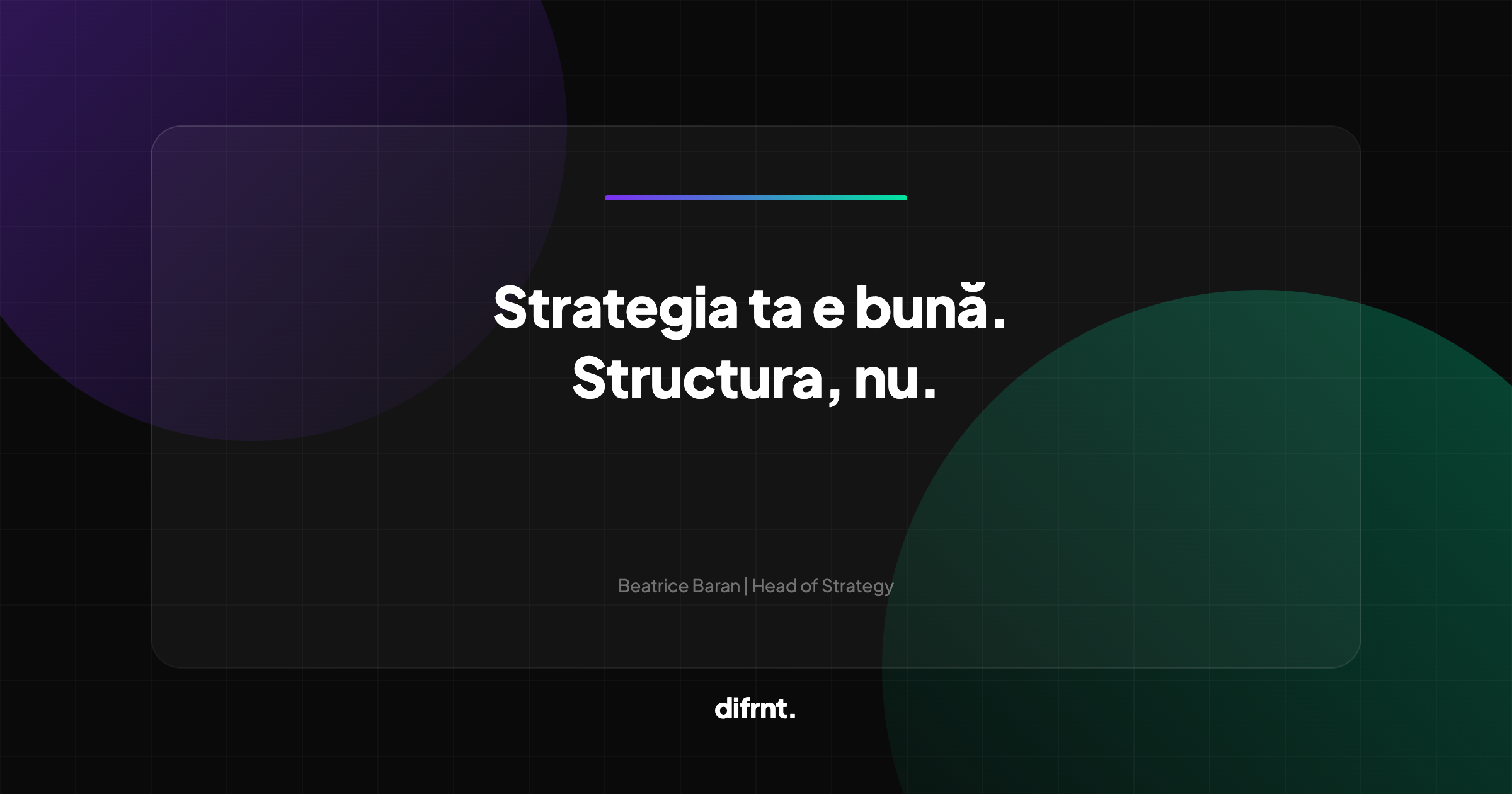 Strategia ta e bună, structura nu - articol despre design organizațional în marketing de Beatrice Baran