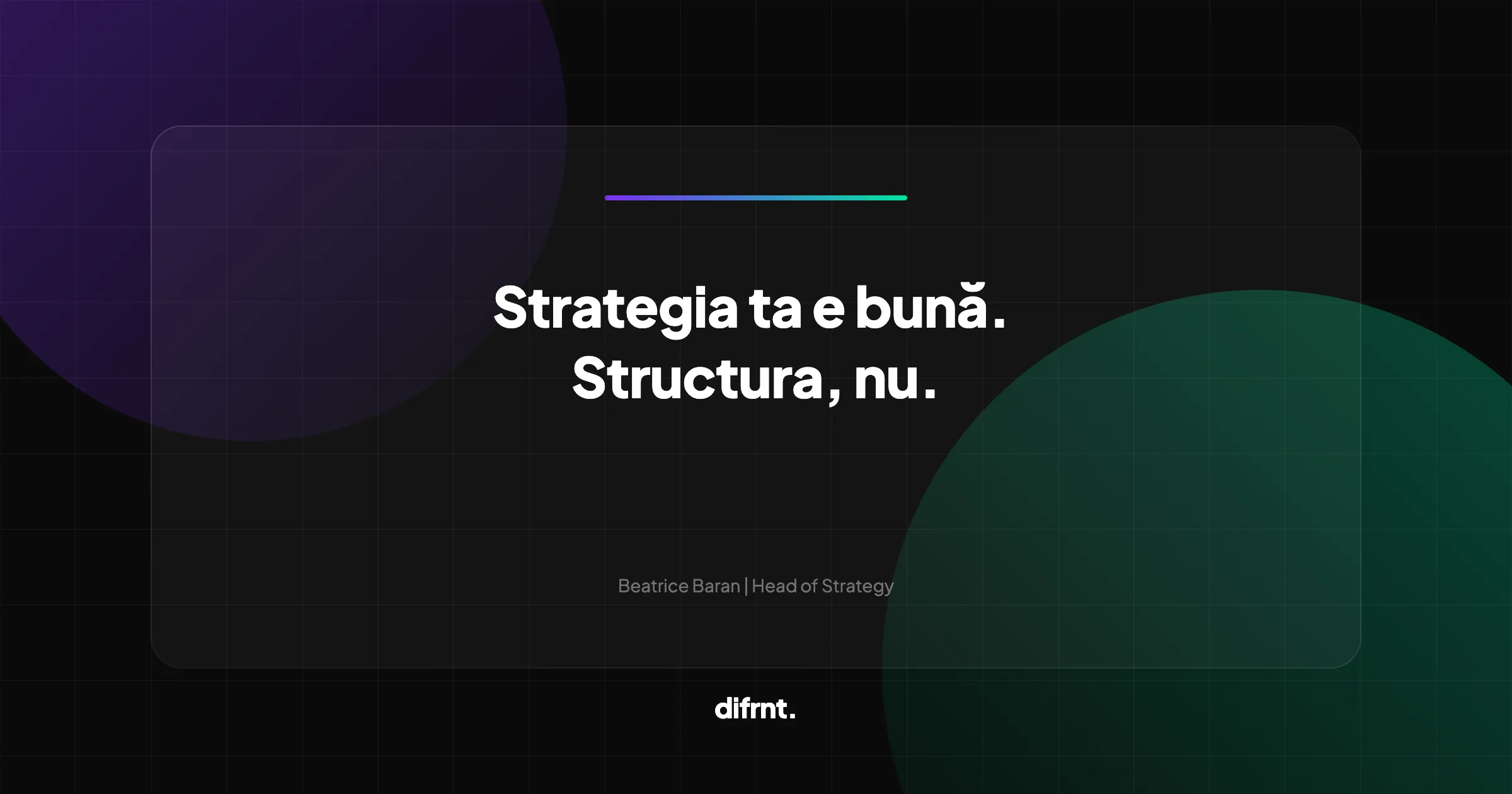 Strategia ta e bună, structura nu - articol despre design organizațional în marketing de Beatrice Baran