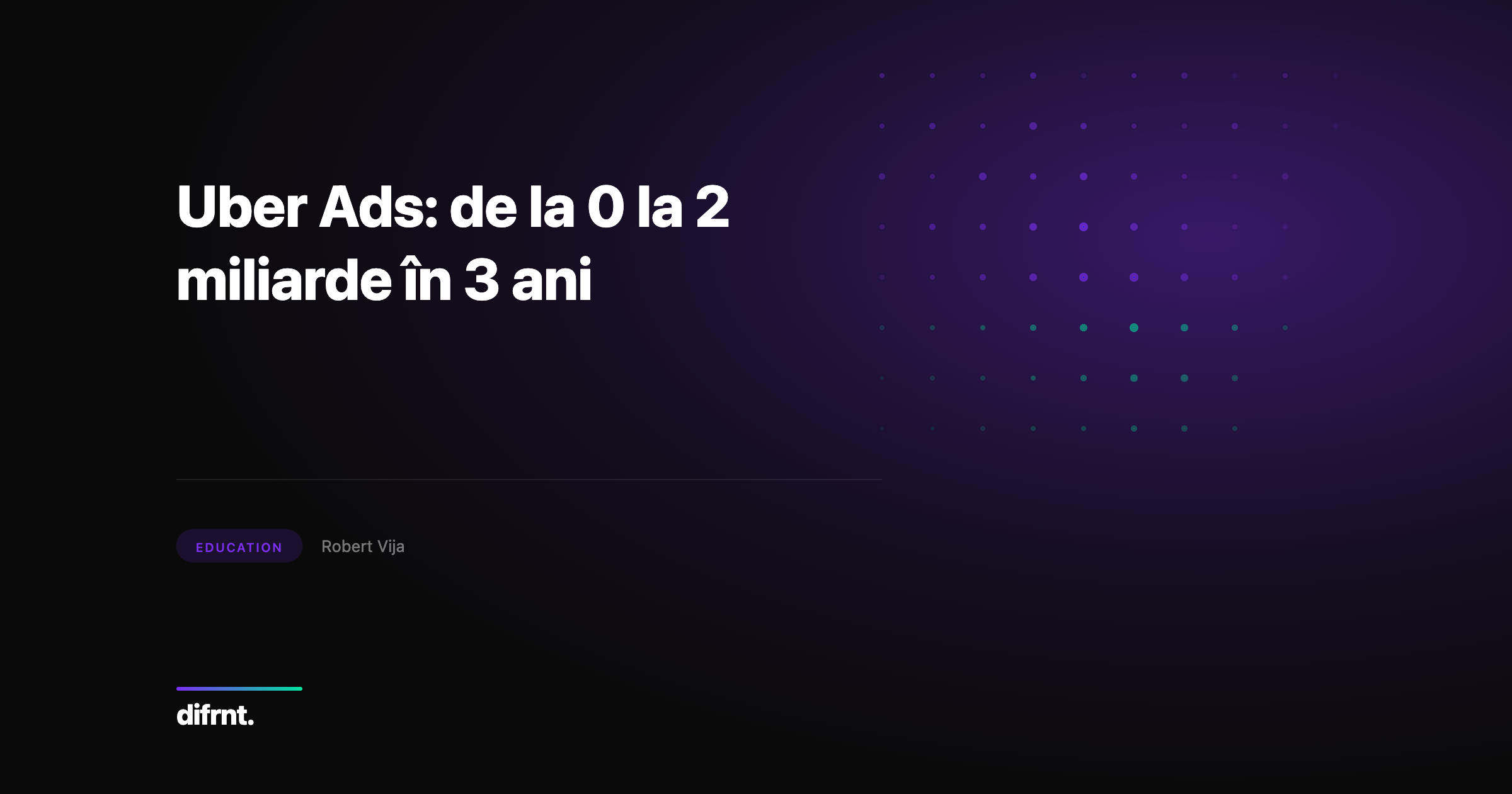 Ilustrație grafică despre creșterea retail media și Uber Ads la 2 miliarde de dolari venituri