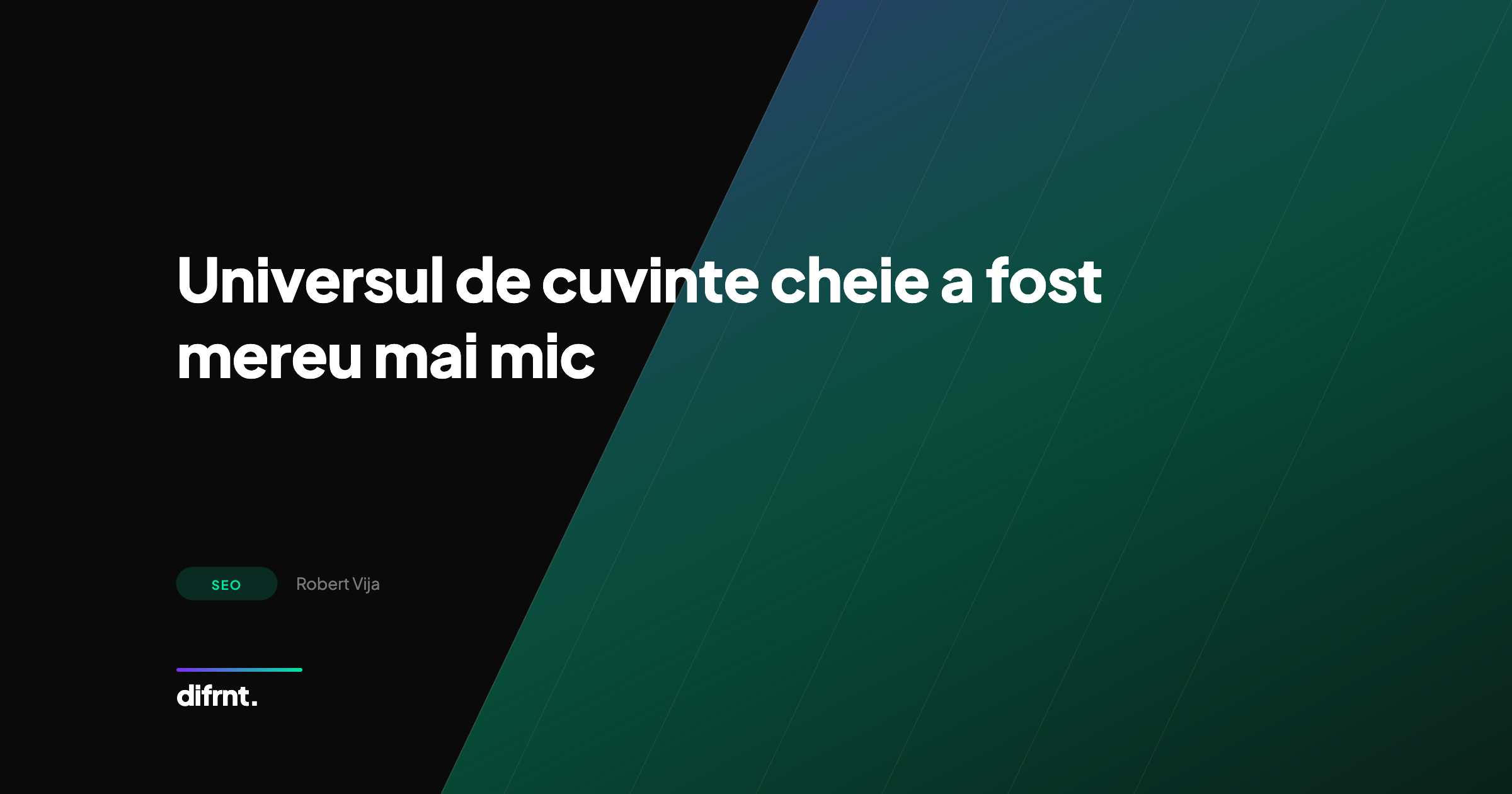 Ilustrație grafică despre compresia universului de keyword-uri în era AI search