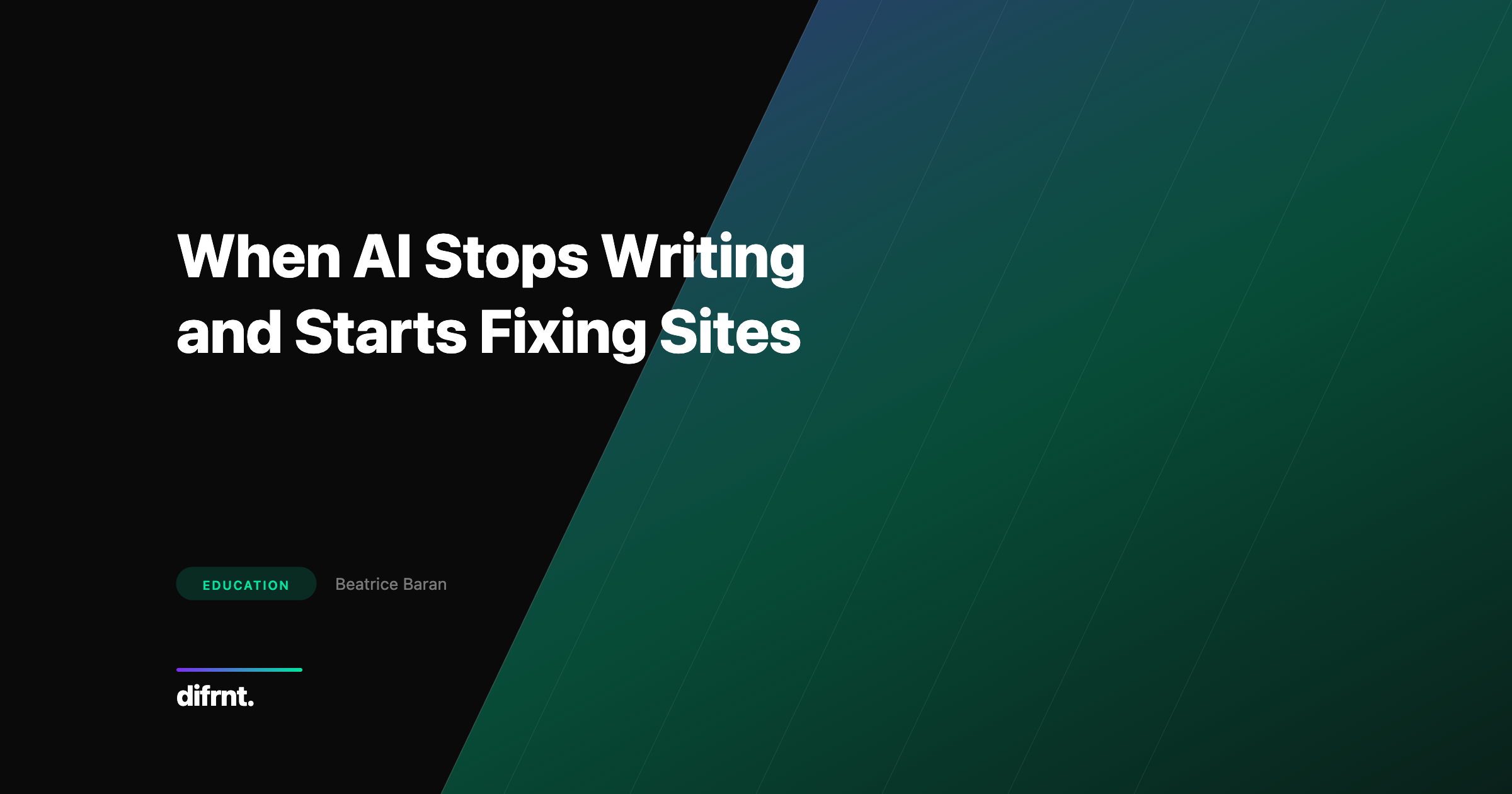Abstract illustration representing the convergence of AI and web debugging in Safari